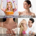 Gold Pearl Choker Necklace - Dainty 6mm Style