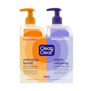Clean & Clear Citrus Oil-Free Facial Cleanser Duo
