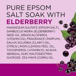 Epsom Salt Magnesium Soak Black Elderberry 3 lbs