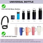 Rainbow Paracord Handle Strap for Stanley Bottle