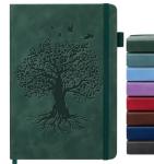 A5 Leather Lined Journal Notebook - 200 Pages