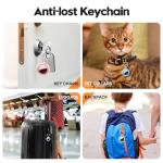 4 Pack Waterproof Airtag Holders with Keychain