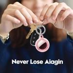 4 Pack Waterproof Airtag Holders with Keychain