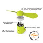 Colorful 4-Pack Portable iPhone Pocket Fans