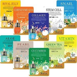 10 Pcs Ultra Hydrating Korean Essence Mask