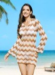 Trifabricy Swimsuit Coverup for Women - Sexy Crochet Beach Cover Ups for Women, Women's Swimsuit Beach Cover Up Bikini Summer Bathing Suit Swimwear Knit Beach Dress