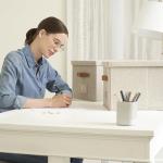 Cute Concrete Pen Holder - Stylish Desk Organizer