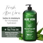 Aloe Vera Gel with Tea Tree Oil – 16.9 Oz