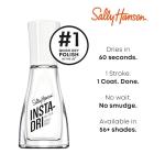 Sally Hansen Insta-Dri Nail Polish, White on Time