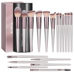 18-Piece Makeup Brush Set with Black Case