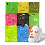 Celavi 9-Pack Korean Moisturizing Face Masks
