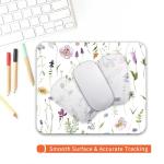 Floral Personalized Square Mouse Pad under $10