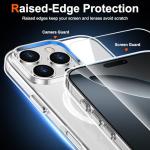 Temdan for iPhone 16 Pro Case Clear, [Compatible with Magsafe] Shockproof Slim Megnetic Phone Case for iPhone 16 Pro, Transparent