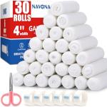 30 Pack Breathable Gauze Rolls for First Aid