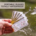 Waterproof Knot Tying Cards with Carabiner - 22 Knots