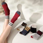 5 Pairs Wool Socks for Women - Comfortable and Warm Womens Wool Socks, Wool Socks Women, Classic Women's Winter Socks, Super Soft Crew Socks for Women, Thick Knit Cabin Cozy Wool Socks Gifts For Women