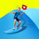 Tropical Tie-Dye Fruit Roll-Ups, Mini 4-Pack