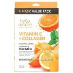 4-Pack Vitamin C Collagen Hydrating Face Masks
