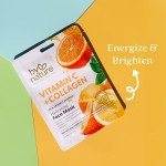 4-Pack Vitamin C Collagen Hydrating Face Masks