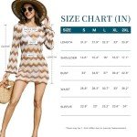 Trifabricy Swimsuit Coverup for Women - Sexy Crochet Beach Cover Ups for Women, Women's Swimsuit Beach Cover Up Bikini Summer Bathing Suit Swimwear Knit Beach Dress