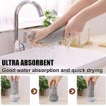 12-Pack Soft Coral Velvet Kitchen Towels