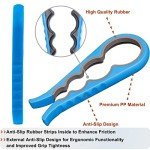 Blue Anti-Skid Jar Lid and Cap Opener