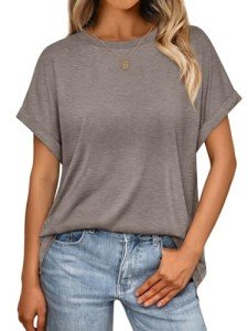 Trendy Oversized Short Sleeve Casual Top