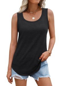 Loose Fit Casual Sleeveless Tank Top for Women