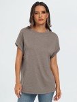 Trendy Oversized Short Sleeve Casual Top