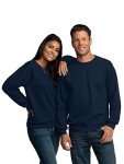 Men's Eversoft Fleece Sweatshirt - Navy, 4X