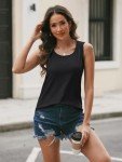 Loose Fit Casual Sleeveless Tank Top for Women