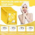 Gold Under Eye Patches - 30 Pairs for Dark Circles