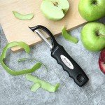 Spring Chef Soft Grip Vegetable Peeler - Black