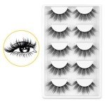 3D Handmade False Eyelashes Set - Glamorous Volume