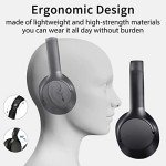 noot products A319 Over Ear Wired Headphones with Volume Control, Microphone, Adjustable Headband and 3.5mm Audio Jack for School Home Work Computer Chromebook (Black)
