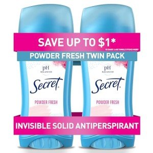 Invisible Solid Deodorant for Women 24hr Protection