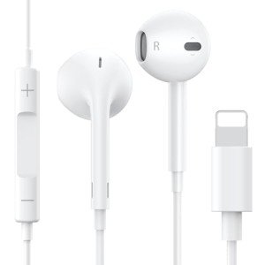 Wired Headphones for iPhone Headphones Wired Earbuds Earphones Built-in Microphone & Volume Control Nosie Reduction Headsets Compatible with iPhone 14/13/12/11/XR/XS/X/8/7/SE/ProSupport All iOS System