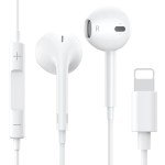 Wired Headphones for iPhone Headphones Wired Earbuds Earphones Built-in Microphone & Volume Control Nosie Reduction Headsets Compatible with iPhone 14/13/12/11/XR/XS/X/8/7/SE/ProSupport All iOS System
