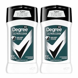 Degree Men UltraClear Antiperspirant 2-Pack, Black+White