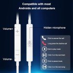 Wired Headphones for iPhone Headphones Wired Earbuds Earphones Built-in Microphone & Volume Control Nosie Reduction Headsets Compatible with iPhone 14/13/12/11/XR/XS/X/8/7/SE/ProSupport All iOS System