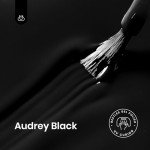 Beetles Audrey Black Winter Gel Nail Polish 15ml