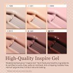 6-Color Winter Nude Gel Nail Polish Set