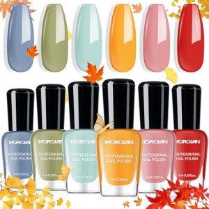 Morovan Quick Dry Nail Polish Set - 0.25 oz