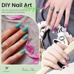 21-Color Gel Nail Polish Set with Base & Top Coats