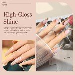 6-Color Winter Nude Gel Nail Polish Set