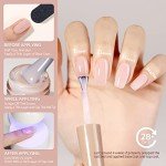 Light Pink Gel Nail Polish - 16ml Translucent