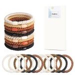 20 Pack of Spiral Hair Ties for Women