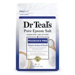Dr Teal's Fragrance-Free Epsom Salt, 4 lbs