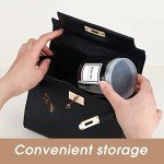 50PCS Black No-Damage Hair Ties for Thick Hair