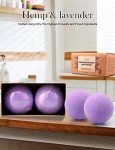 Kastu Lavender & Hemp Oil Bath Bombs, 2 Pack